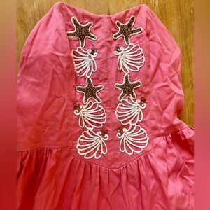 Beautiful Lilly Pulitzer Pink/Salmon Strapless Dress in Size 10